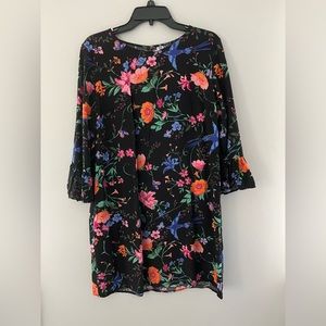 Old Navy black floral dress - size L